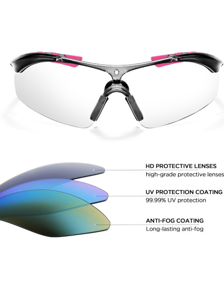 Gafas de Seguridad AMANEEST Z87+ Antiempañante UV para Deportes