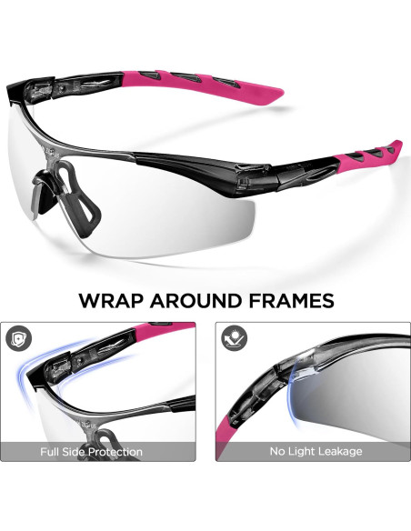 Gafas de Seguridad AMANEEST Z87+ Antiempañante UV para Deportes