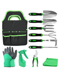 Juego de Herramientas de Jardinería Renashed 11 Piezas Acero Inoxidable