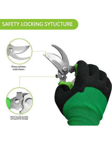 Juego de Herramientas de Jardinería Renashed 11 Piezas Acero Inoxidable