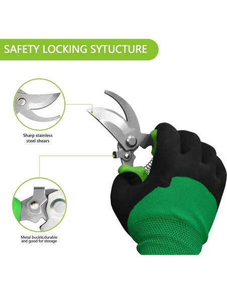 Juego de Herramientas de Jardinería Renashed 11 Piezas Acero Inoxidable