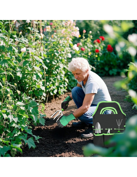 Juego de Herramientas de Jardinería Renashed 11 Piezas Acero Inoxidable