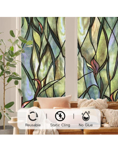 Película Estática Decorativa para Ventanas Yeysynana 45x200cm UV 2