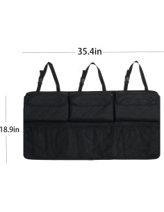 Organizador de Maletero AOKJOY Plegable para SUV Negro 0.55 kg 2