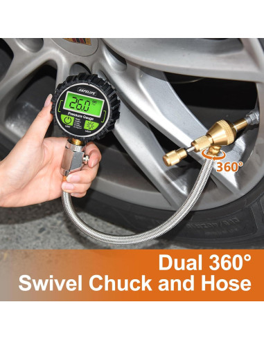 Desinflador Digital de Neumáticos SAFELIFE 4x4 250 PSI