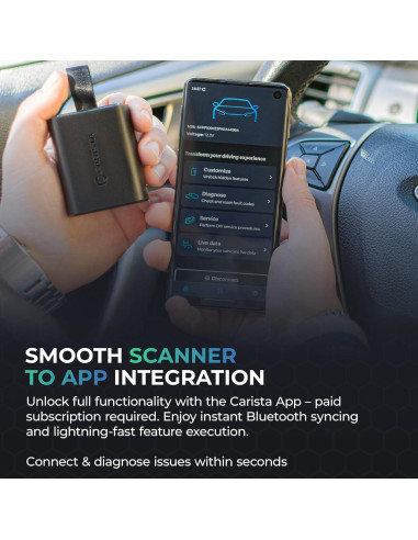 Escáner OBD2 Bluetooth Carista EVO - Diagnóstico Automotriz