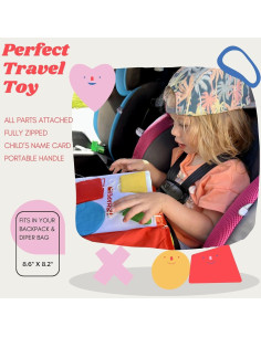 Libro Silencioso Montessori Tavva Toys - Juguete de Viaje Azul 2