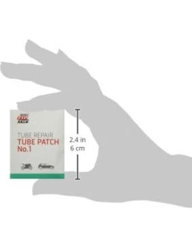 Caja de 30 parches redondos TipTop para reparación de bicicletas