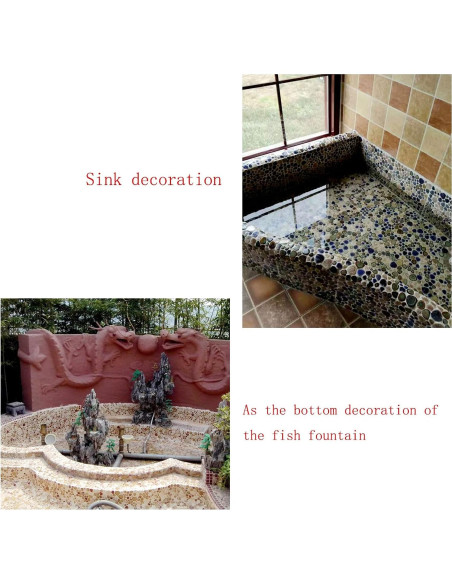 200g Azulejos de Cerámica Ricytnig Mosaico Gota 18x28mm