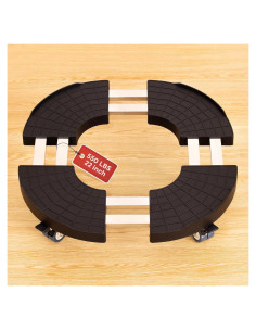 Carro para Plantas Yangbaga con Ruedas Ajustable 40-56 cm