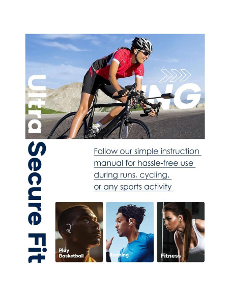 Ganchos de Titanio Memoria Gcioii para AirPods Pro y 3 - Antipérdida