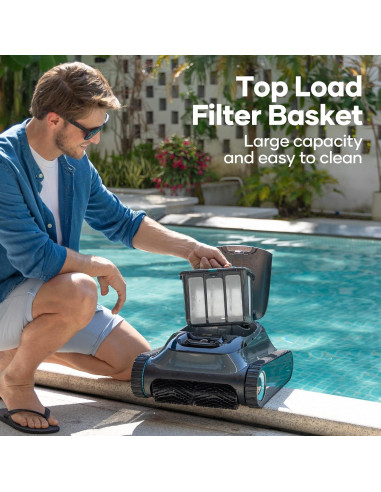 Limpiador de Piscinas Robótico AIPER Scuba S1 Sin Cable 10.26 kg