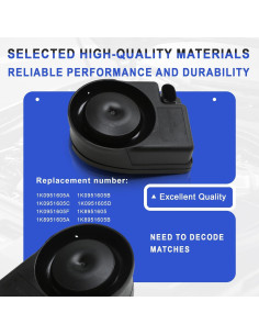 Sirena de Alarma Antirrobo Bstfulx 12V para VW y Audi 2