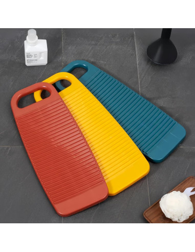 Tabla de Lavar Cansybil Mediana Antideslizante Roja