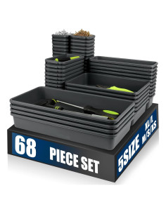 Organizador de Bandeja TaoTazon 68PCS para Caja de Herramientas