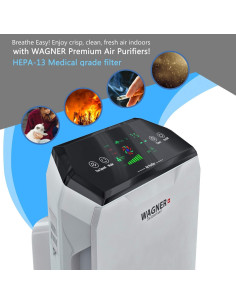Purificador de aire Wagner HM-AIR-886 HEPA-13 para 46.5 m 2