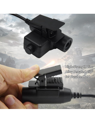 Adaptador PTT Táctico WODASEN U94 para Walkie Talkie 99.7g