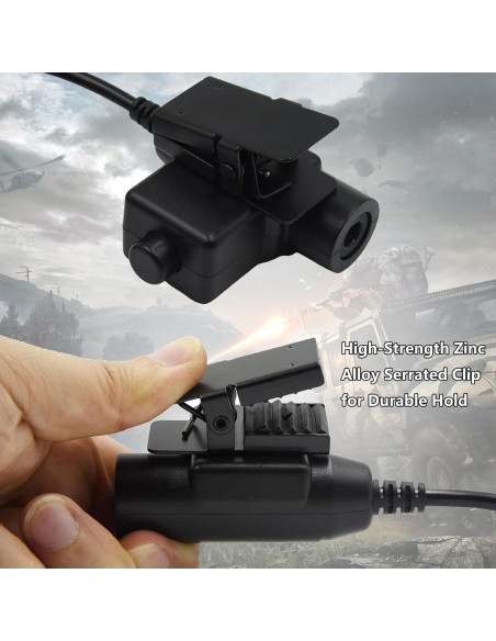 Adaptador PTT Táctico WODASEN U94 para Walkie Talkie 99.7g