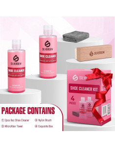 Kit de limpieza de zapatos 4 piezas Hangzhou - 2 botellas 240ml 2