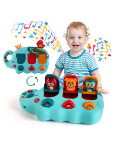 Juguete Musical Pop Up FC para Bebés 6-12 Meses Elefante