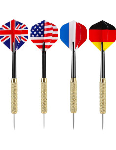 Set de Dardos de Acero Inoxidable Accmor 12 Piezas 18g 2