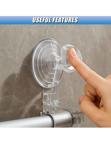 24 Ventosas de Parabrisas UHANBUT para Coche - Transparente