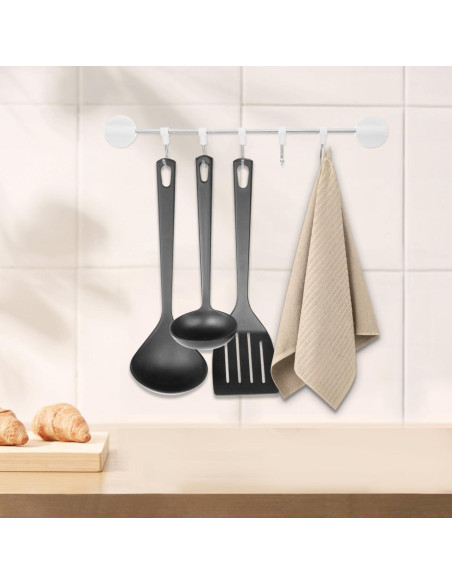 Soporte Magnético para Toallas VOSAREA 29.5 cm Blanco Soporte Magnético para Toallas VOSAREA 29.5 cm Blanco