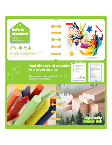 Juguetes Montessori 3-en-1 Y.duck para Niños 1-3 Años