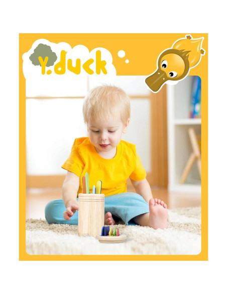 Juguetes Montessori 3-en-1 Y.duck para Niños 1-3 Años