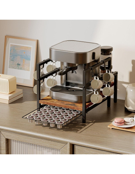 Soporte para K Cup HOOBRO, Organizador de Cafés 35 Cápsulas