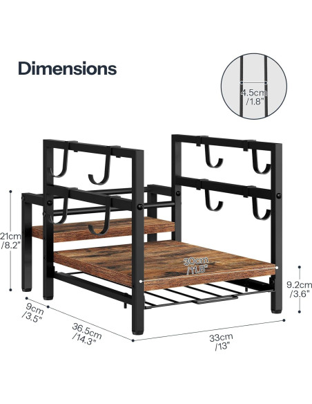 Soporte para K Cup HOOBRO, Organizador de Cafés 35 Cápsulas