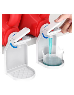 Soporte dispensador de detergente de lavandería KMOUANTS 2 piezas