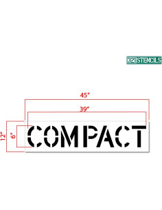 Paquete de 2 Plantillas de Pavimento 6" (15.24 cm) Marketing Holders 2
