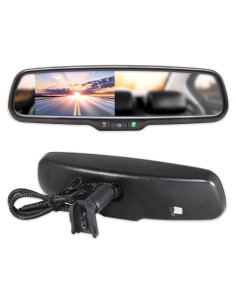 Espejo Retrovisor EWAY 4.3" LCD con Dimming Automático y Soporte
