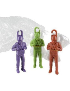 Paracaidistas de Plástico 10.16 cm - 1 Docena - Colores Variados 2