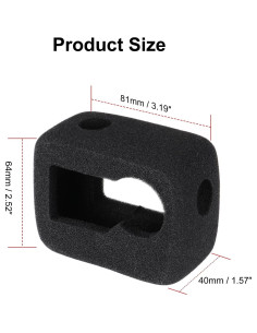 Cubierta Windslayer HSU para DJI Osmo Action 4/3 - 2 Piezas 2