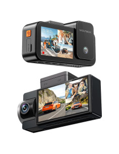 Cámara de tablero WOLFBOX X5 e i17 4K 3 canales GPS