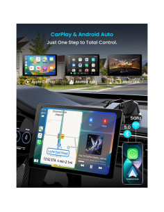 Pantalla Inalámbrica Apple CarPlay 11" iiwey - Estéreo Coche HD 2