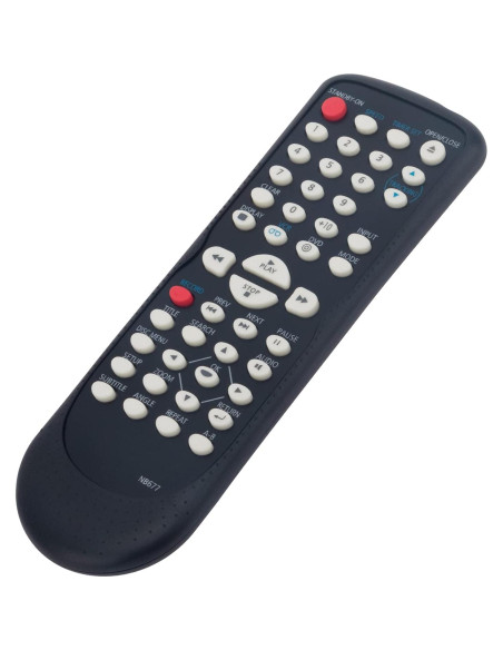 Control Remoto de Reemplazo NB677 NB677UD para DVD Magnavox