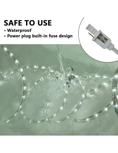 Luces de Cuerda LED SURNIE 10M Blanco Diurno Impermeables