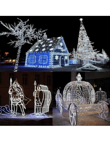 Luces de Cuerda LED SURNIE 10M Blanco Diurno Impermeables