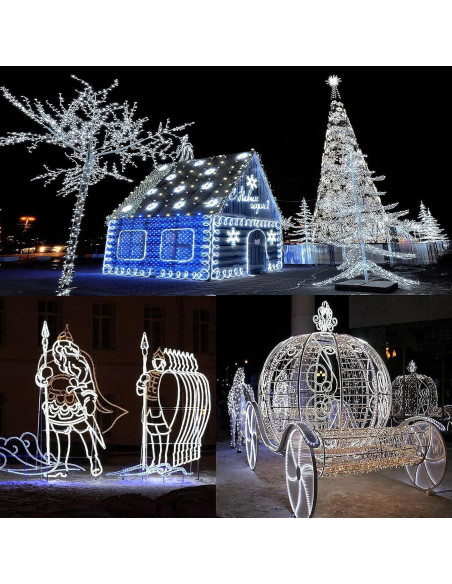 Luces de Cuerda LED SURNIE 10M Blanco Diurno Impermeables