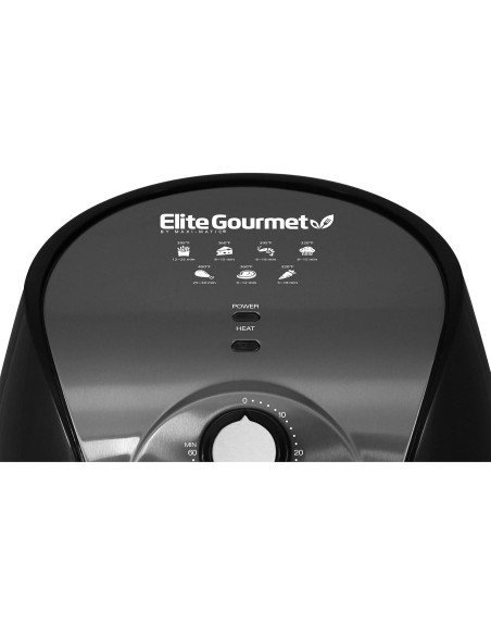 Freidora de Aire Eléctrica Elite Gourmet EAF-658 6.5L 1700W