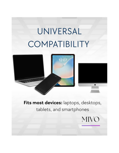 Cubierta de Webcam Deslizante Mivo - Paquete de 5, Ultra Delgado