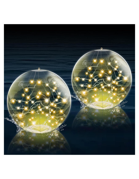 Luces Flotantes Solares WIND STAR, 35.56 cm, Paquete de 2