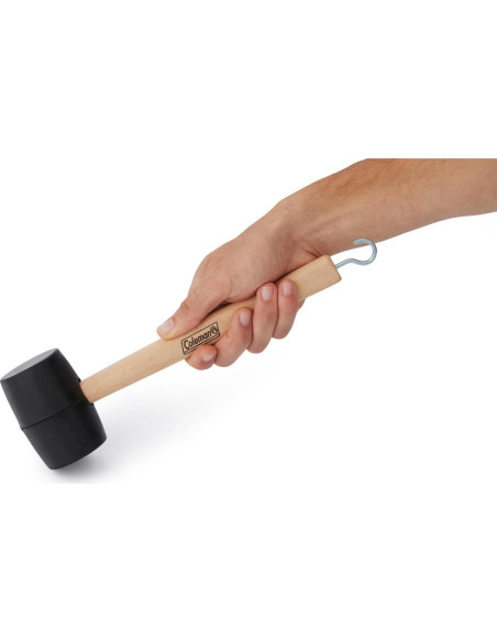 Mazo de goma Coleman con gancho para estacas de tienda