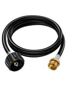 Adaptador de Manguera de Propano 1 lb a 20 lb Rushare 1.83 m