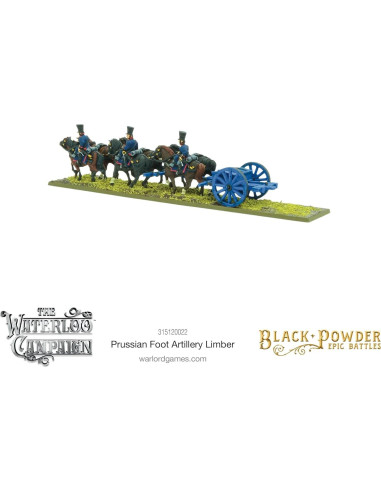 Limber de Artillería a Pie Prusiana Napoleónica Warlord