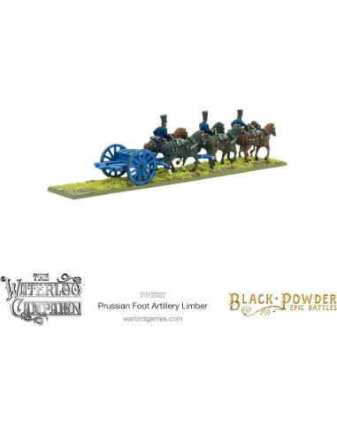 Limber de Artillería a Pie Prusiana Napoleónica Warlord