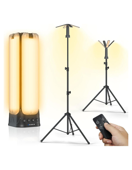 Linterna de Camping Clemas H6 Recargable 6000 Lúmenes 2.5 m